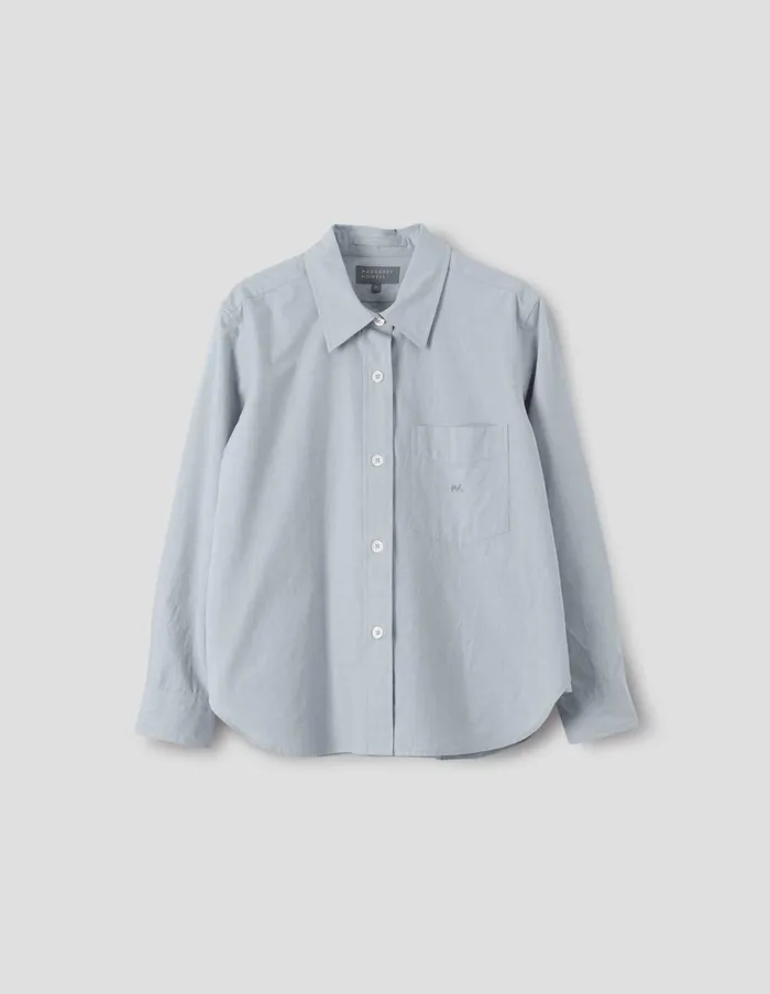 Women Monogram Shirt Faded Grey Margaret Howell Shirts