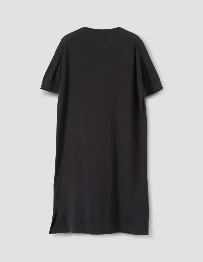 Women Night T Shirt Black Margaret Howell Nightwear