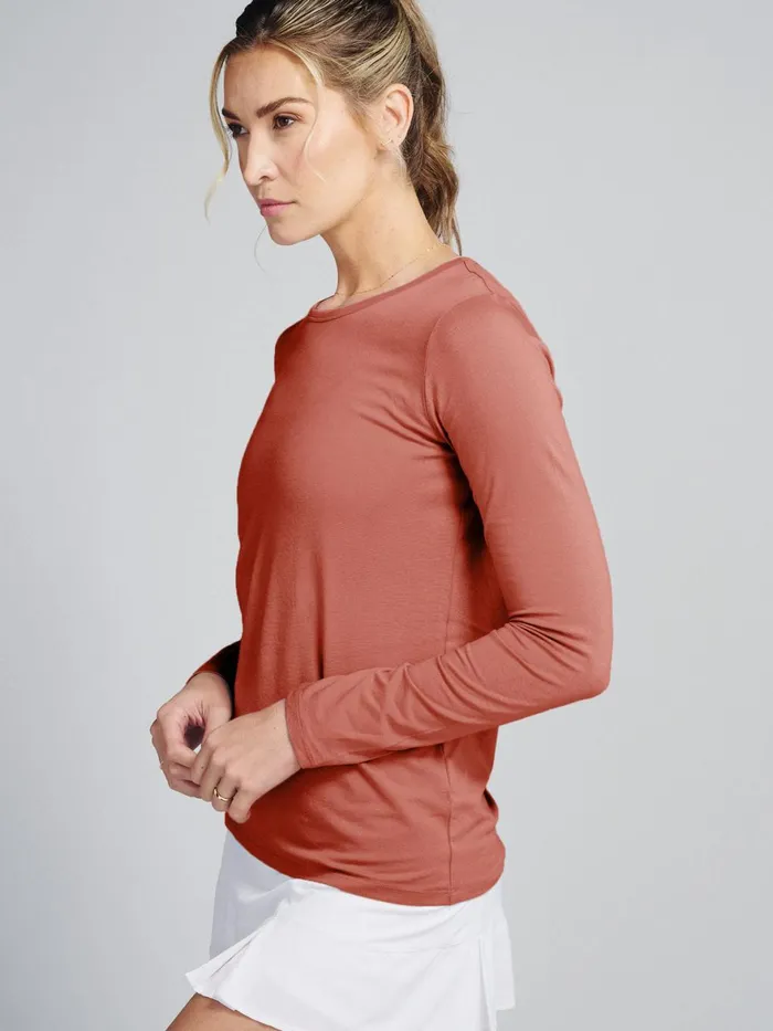 Women NOLA Long Sleeve TShirt Tasc Performance Tennis Pickleball