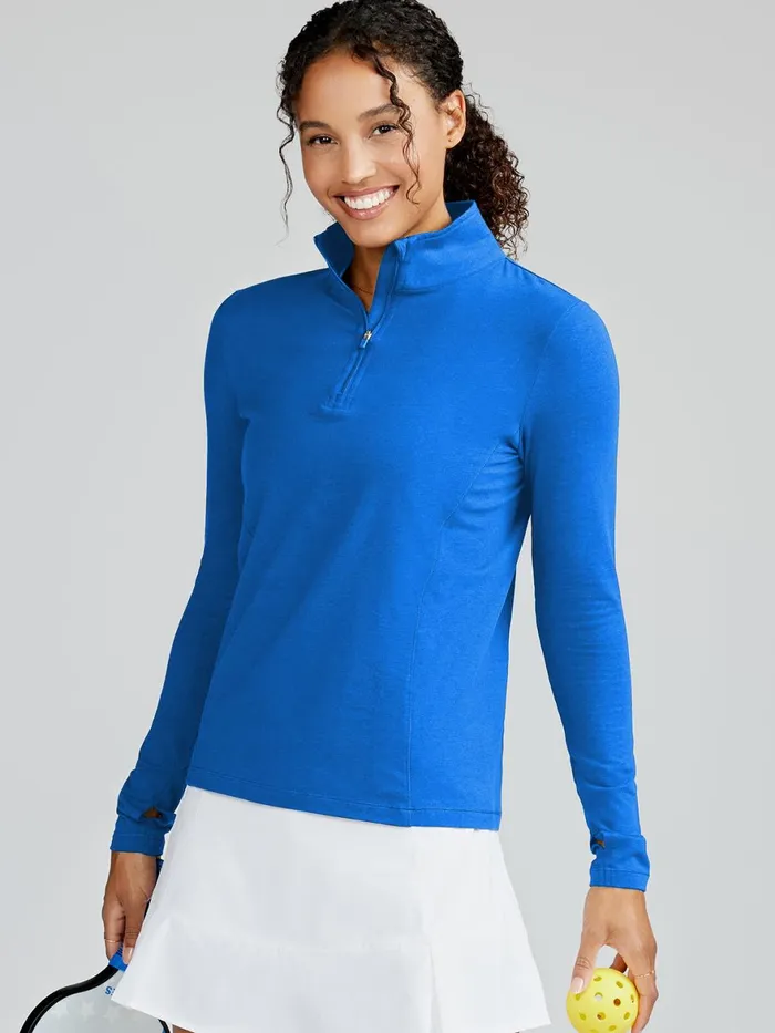Women Recess Quarter Zip Tasc Performance Running Training