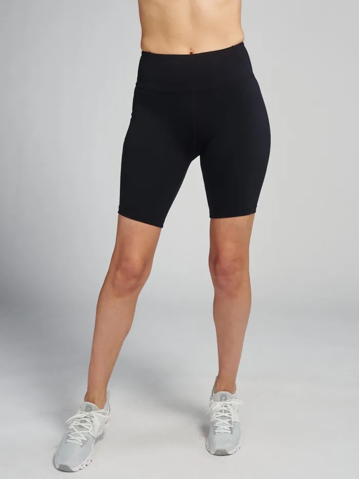 Women Sculptive Pocket Bike Short 8in Tasc Performance Tennis Pickleball