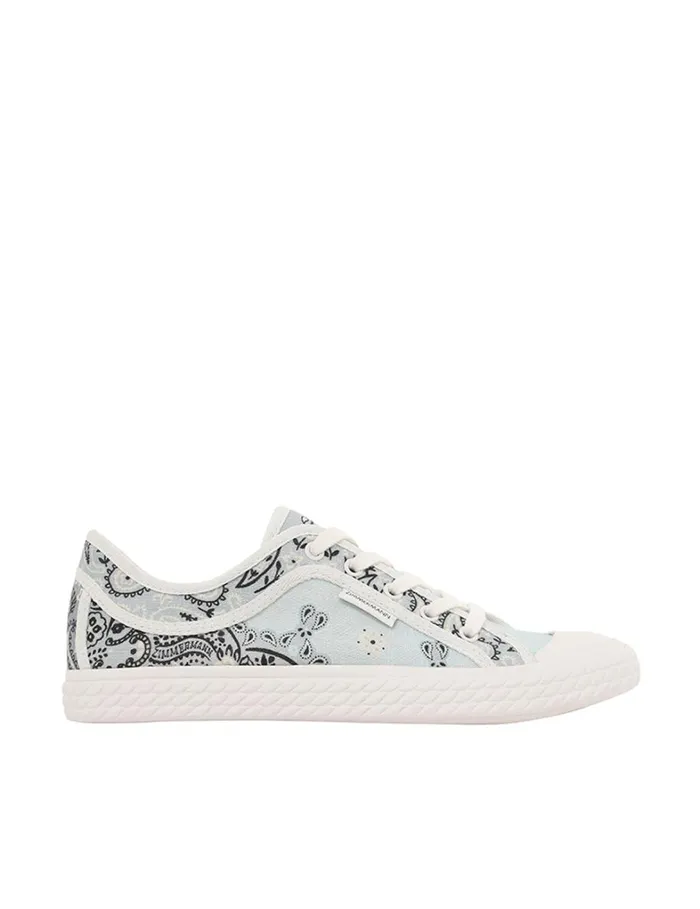 Women Sneakers Zimmermann Zimmermann Twist Low Sneaker Blue Bandana