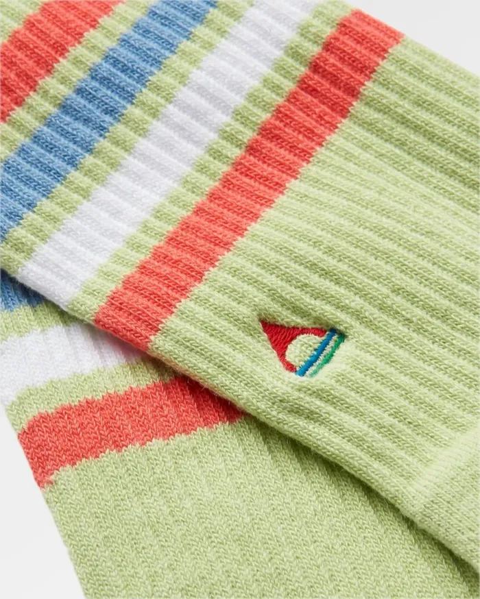 Women Socks Passenger Organic Midweight Crew Socks Green Fig Green Fig