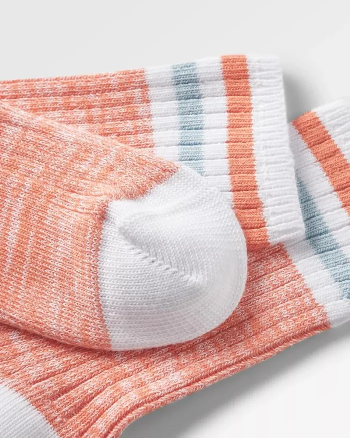 Women Socks Passenger Organic Midweight Rib Socks Apricot Apricot