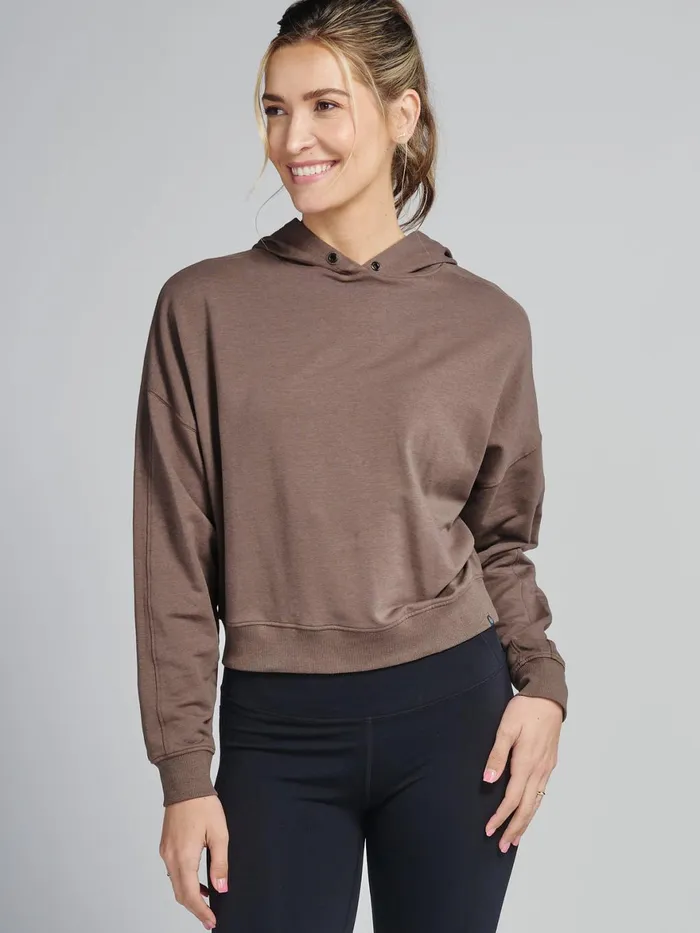 Women Studio Fleece Hoodie Tasc Performance Sweatshirts Hoodies