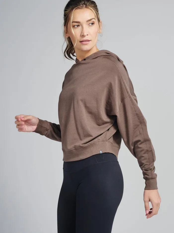 Women Studio Fleece Hoodie Tasc Performance Sweatshirts Hoodies