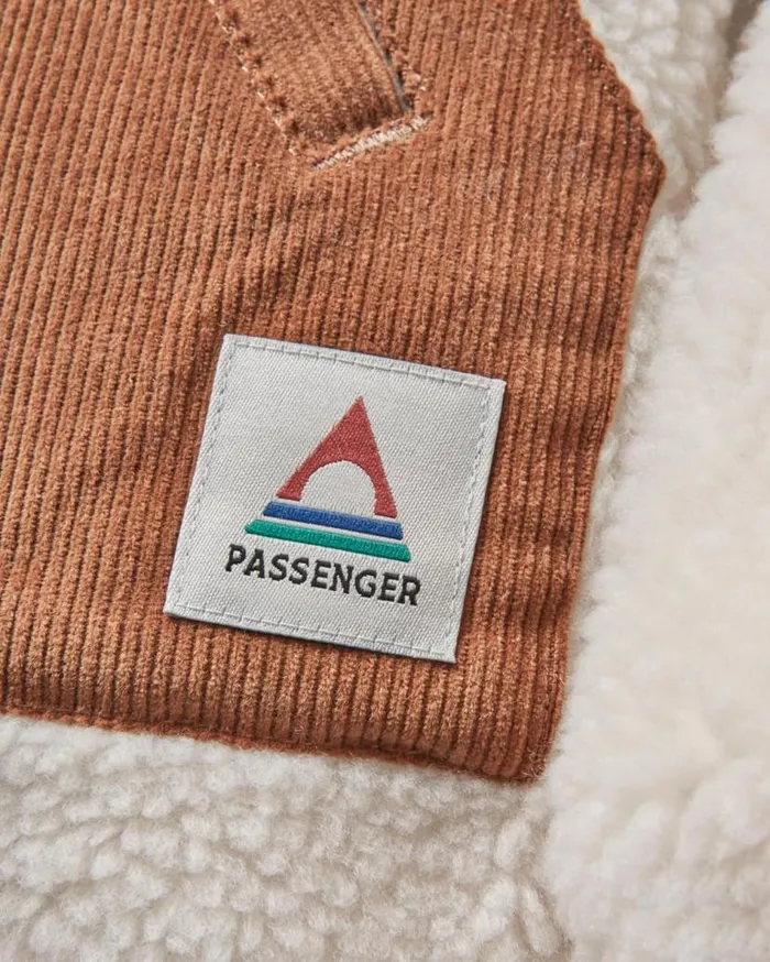 Women Tops Passenger Clover Recycled DeepPile Sherpa Fleece Warm Ivory Warm Ivory