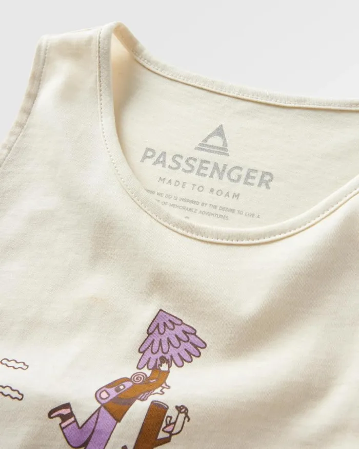 Women Tops Passenger Go Forage Organic Cotton Vest Birch Birch