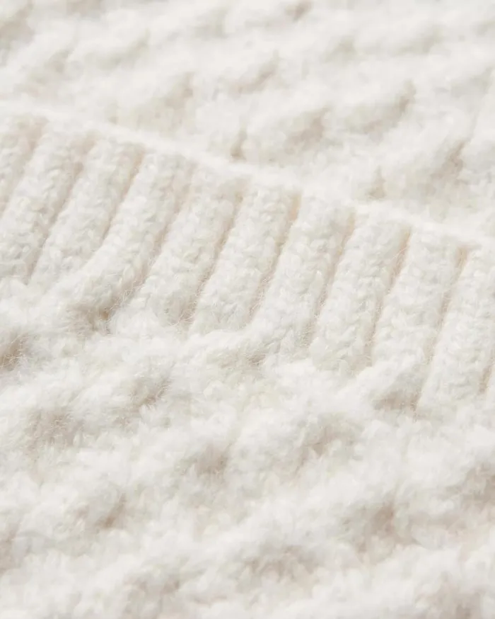 Women Tops Passenger Homey Recycled Knitted Cable Cardigan Off White Off White
