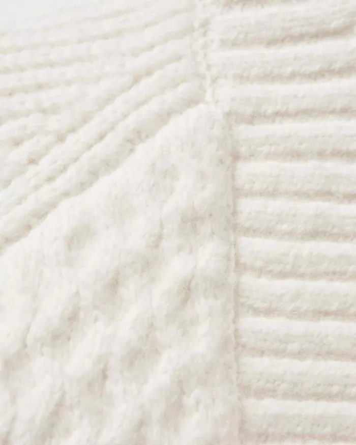 Women Tops Passenger Homey Recycled Knitted Cable Cardigan Off White Off White