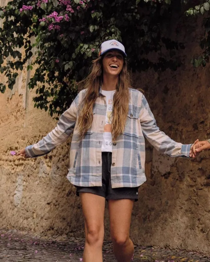 Women Tops Passenger Stella Organic Cotton LS Shirt Provincial Blue Check Provincial Blue Check Women Tops Passenger Stella Organic Cotton LS Shirt Provincial Blue Check Provincial Blue Check