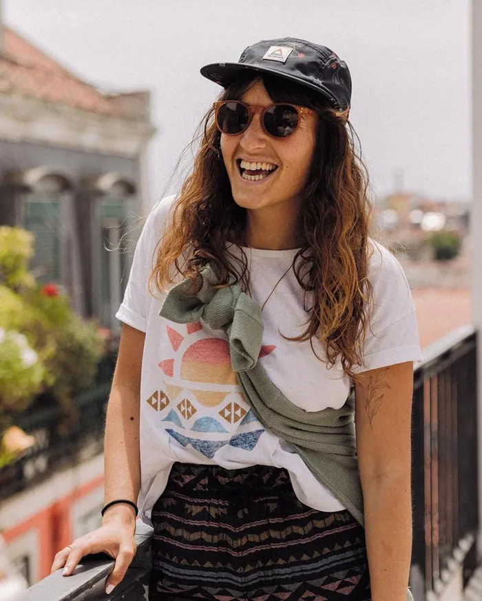 Women Tops Passenger Sunray Recycled Cotton TShirt White White
