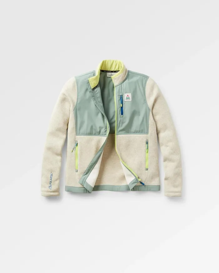 Women Tops Passenger Wilder Recycled Polartec Fleece Birch Marl Birch Marl