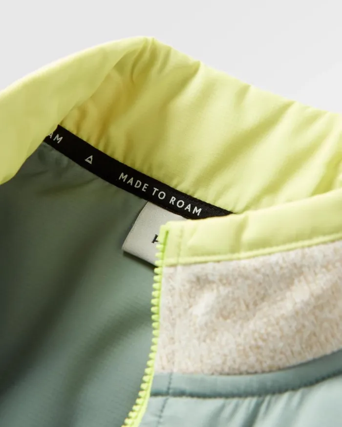 Women Tops Passenger Wilder Recycled Polartec Fleece Birch Marl Birch Marl