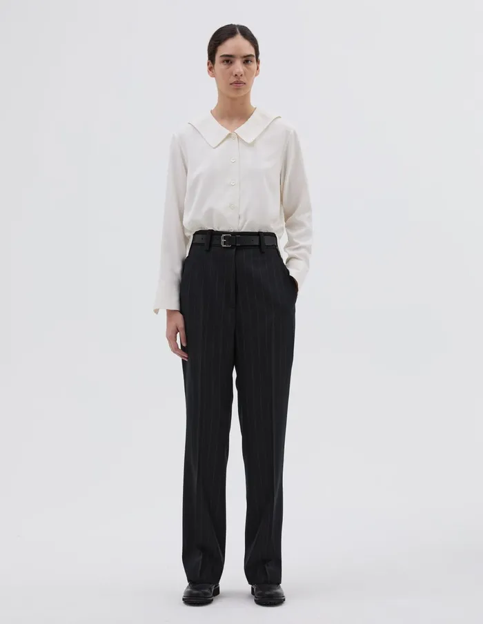 Women Uniform Trouser Black Grey Margaret Howell Trousers