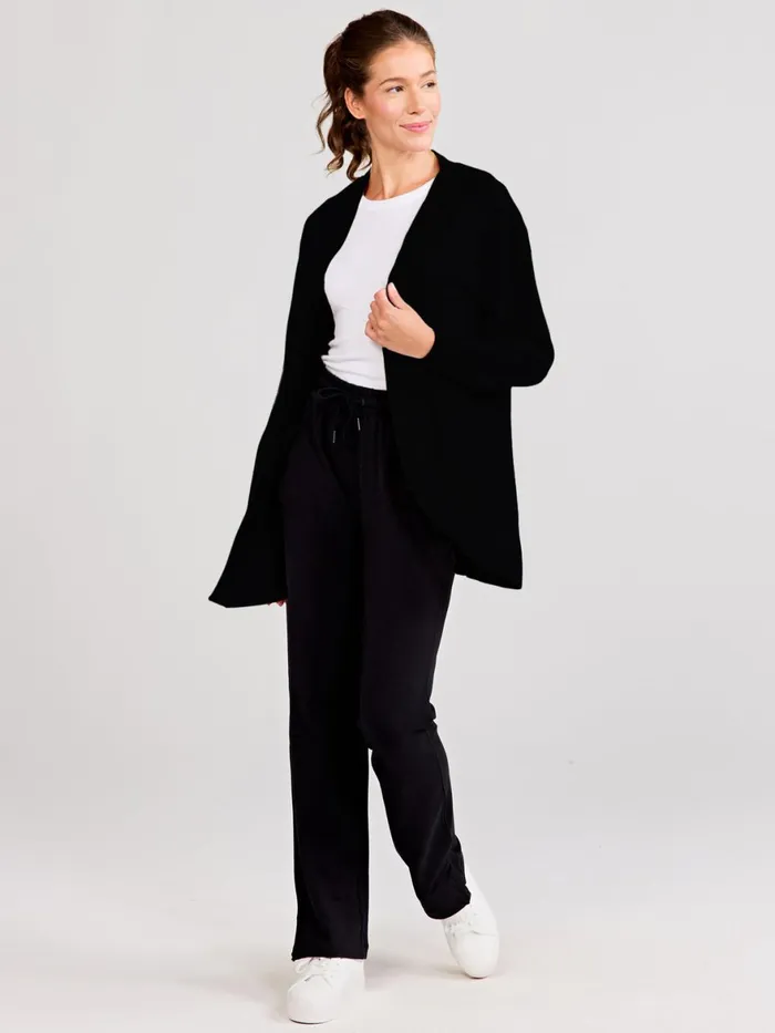 Women Varsity Letterman French Terry Cardigan Tasc Performance Lounge