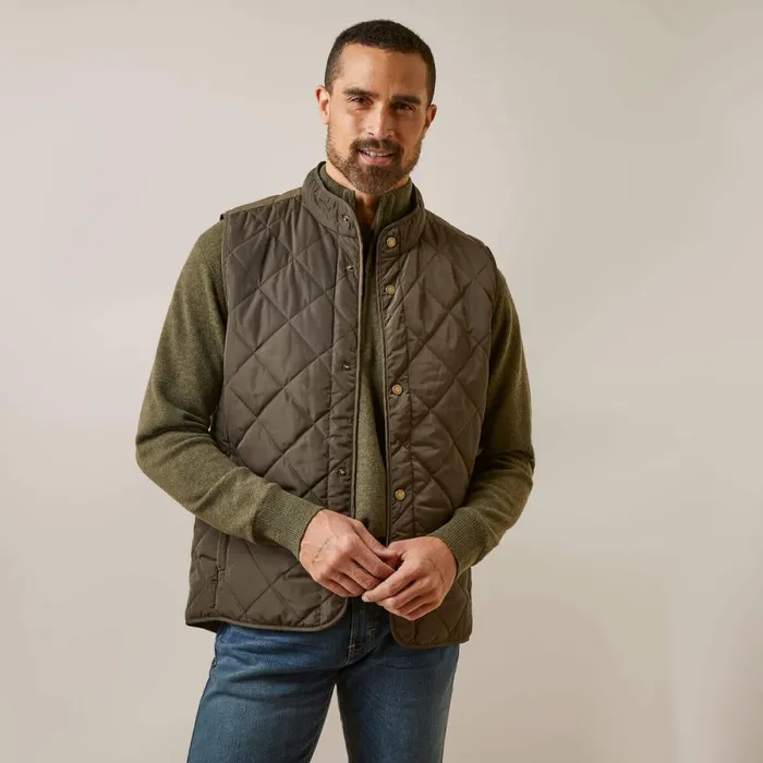 Woodside Vest Earth Men Ariat Jackets and Vests