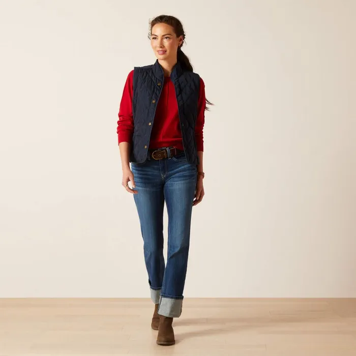 Woodside Vest Navy Women Ariat Jackets and Vests Woodside Vest Navy Women Ariat Jackets and Vests