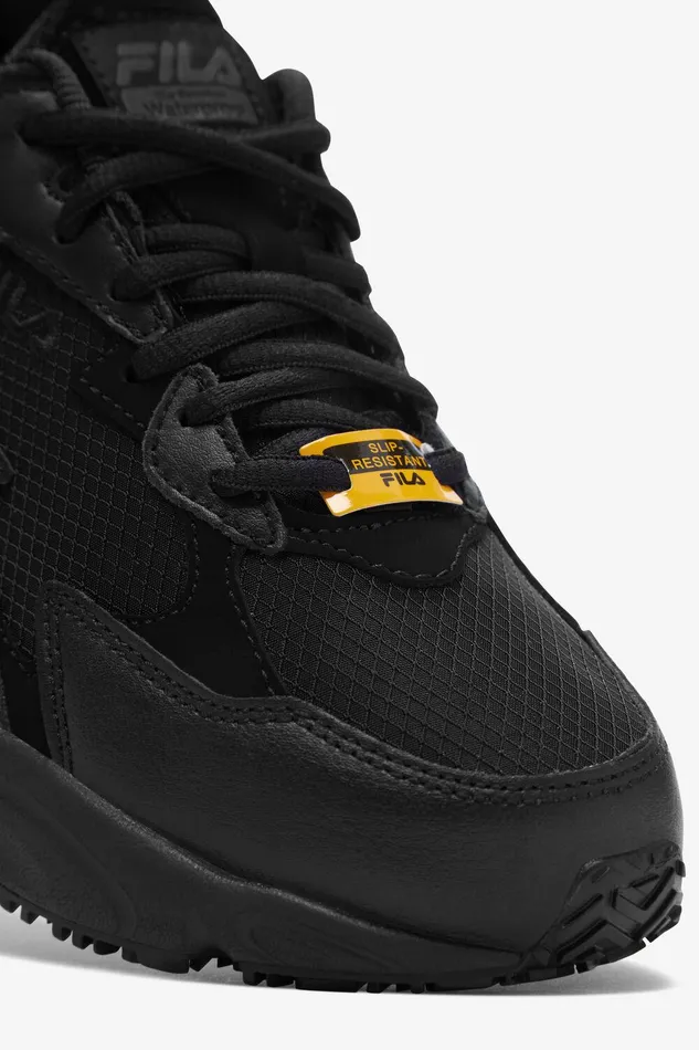 Work Shoes Women Fila Memory Lateshift Sr Wp 001 Black Black Black