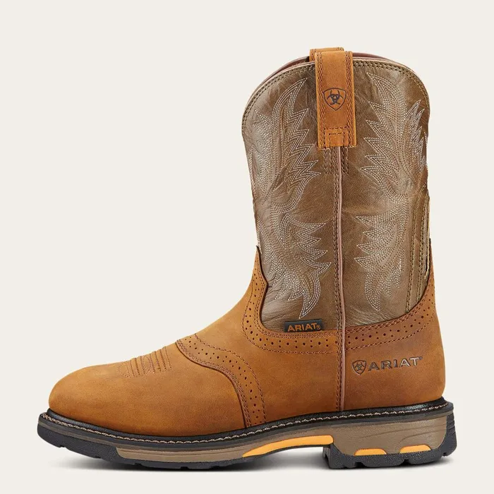 WorkHog Pullon Work Boot Aged Bark Men Ariat Work Boots WorkHog Pullon Work Boot Aged Bark Men Ariat Work Boots