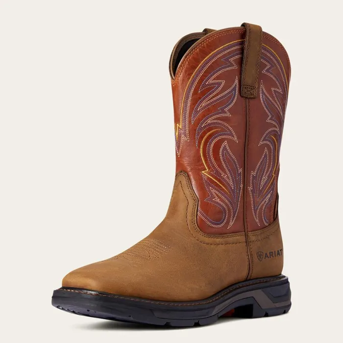 WorkHog XT Cottonwood Work Boot Dark Earth Men Ariat Work Boots