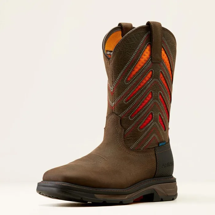 WorkHog XT VentTEK Waterproof Work Boot Iron Coffeesunset Men Ariat Work Boots
