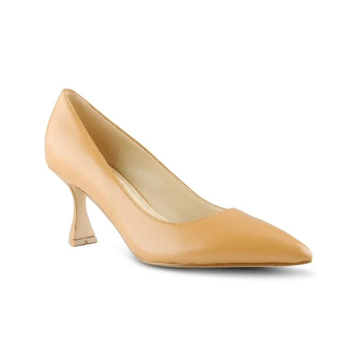Workin Pointy Toe Pumps Mocha Leather Women Nine West Pumps Workin Pointy Toe Pumps Mocha Leather Women Nine West Pumps