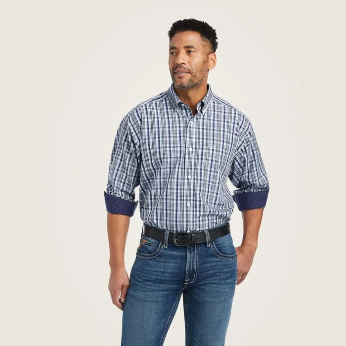 Wrinkle Free Igor Classic Fit Shirt Airy Blue Men Ariat Button Down Shirts