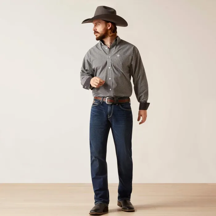 Wrinkle Free Ved Classic Fit Shirt White Men Ariat Button Down Shirts Wrinkle Free Ved Classic Fit Shirt White Men Ariat Button Down Shirts