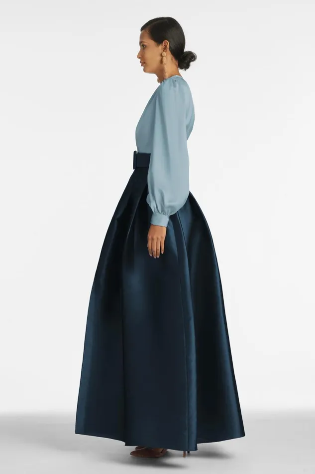 Zoe Gown 8211 SlateNavy Women Sachin and Babi Covered
