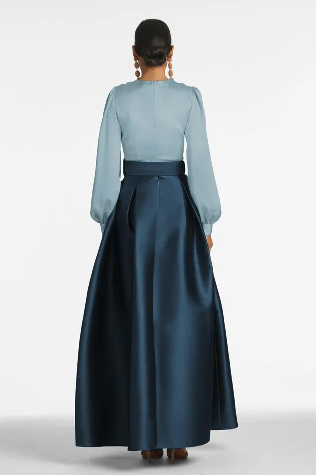 Zoe Gown 8211 SlateNavy Women Sachin and Babi Covered